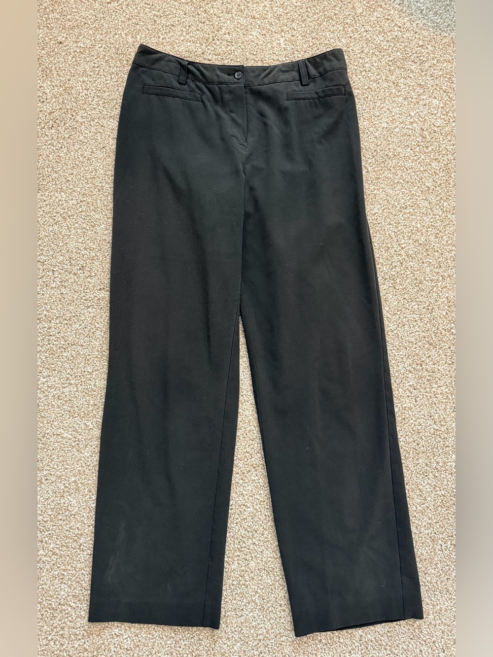 Briggs New York Black Women's Straight-Leg Dress Trousers